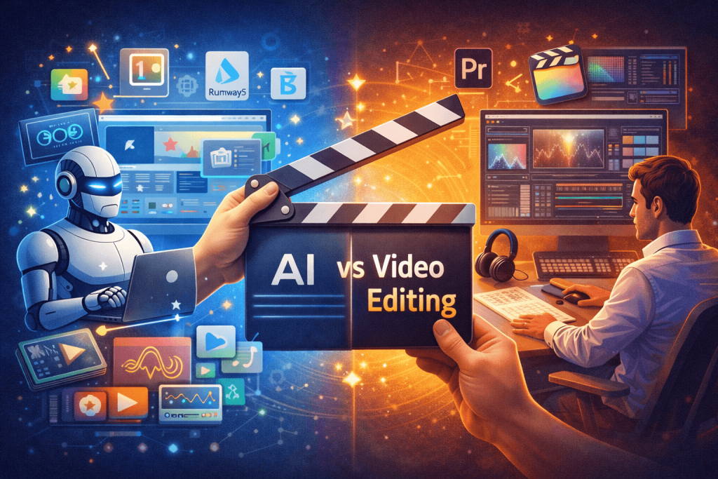 AI Video Tools vs Video Editing Software