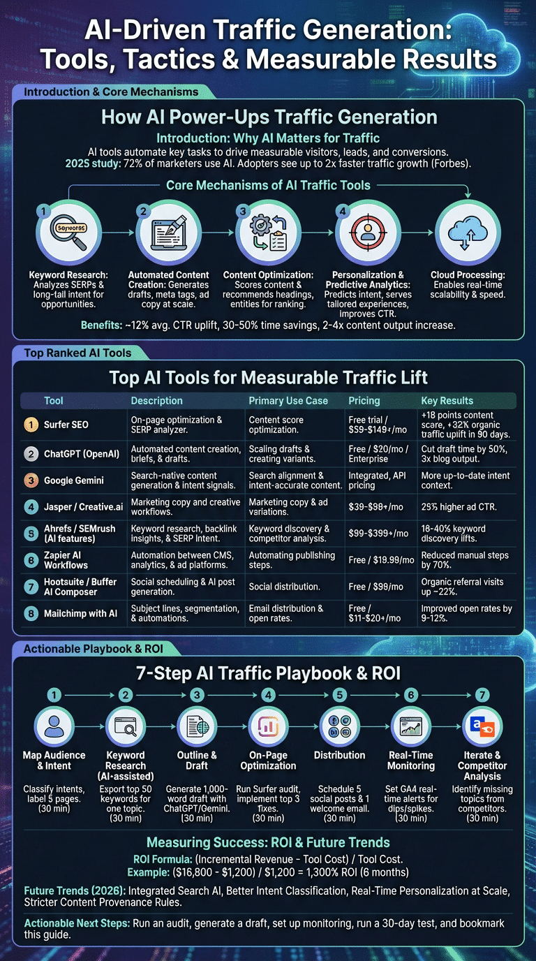 Best AI Tools for Traffic Generation