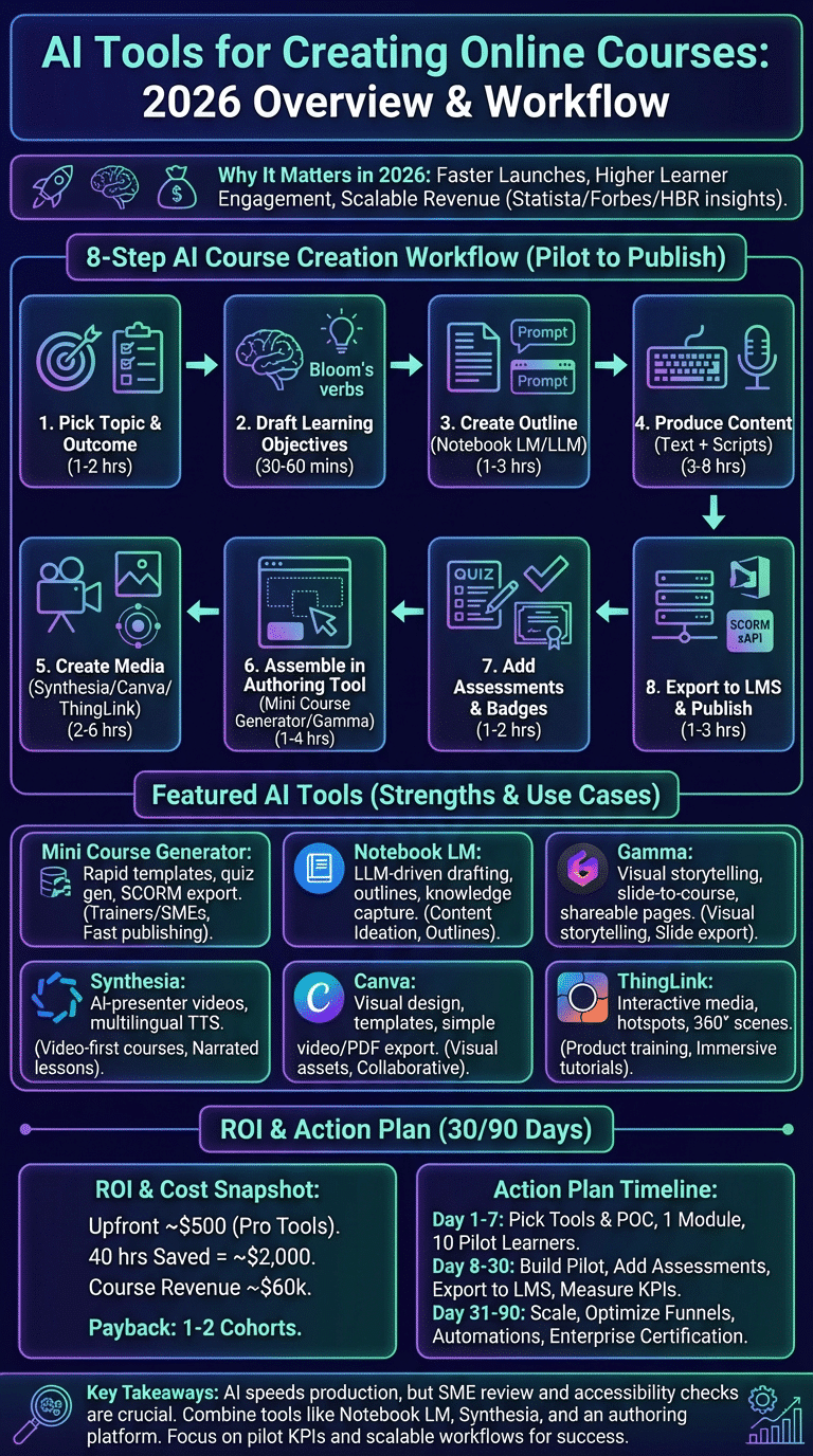 AI Tools for Creating Online Courses
