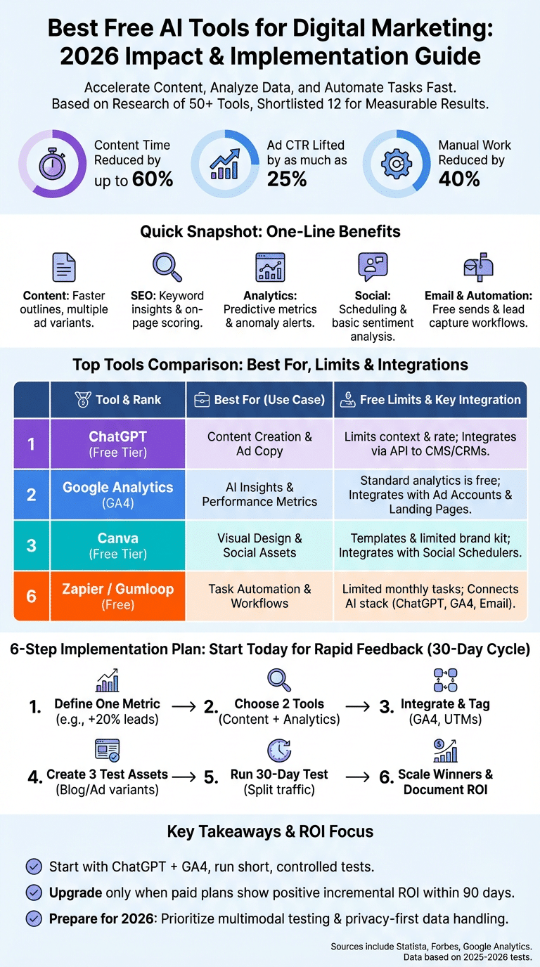 Best Free AI Tools for Digital Marketing